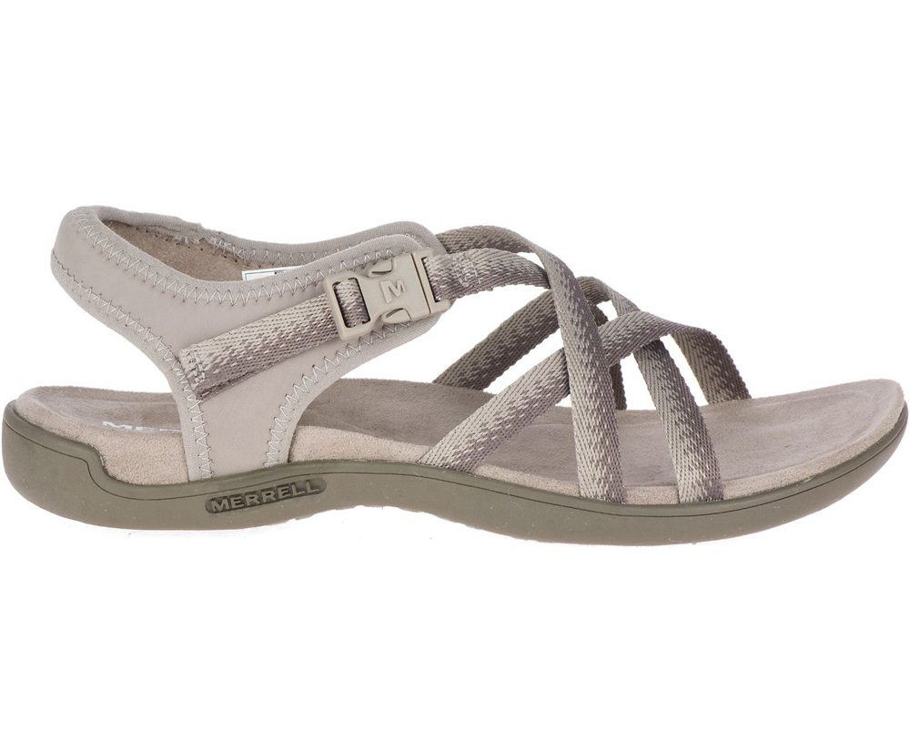 Merrell Sandals Grey - District Muri Lattice - Womens 73XWPIFGQ